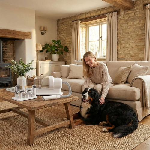 Aspirateur poil de chien-Bouvier Bernois