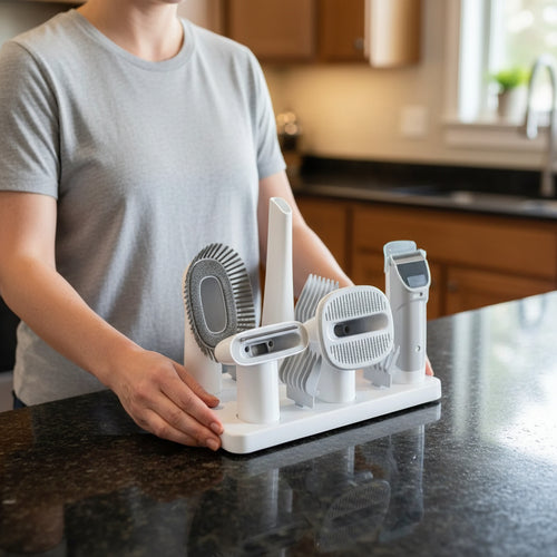 Aspirateur de toilettage pour chien-Kit d'accessoirs complets