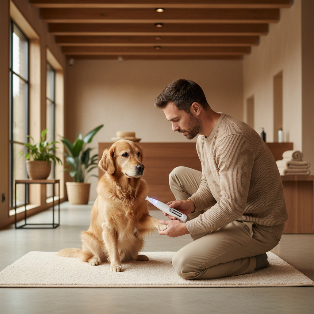 Tondeuse pour chien-soins de précision
